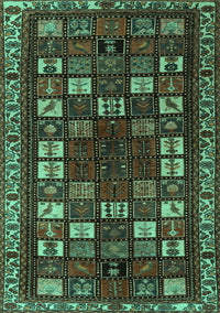 Persian Turquoise Traditional Rug, tr2485turq