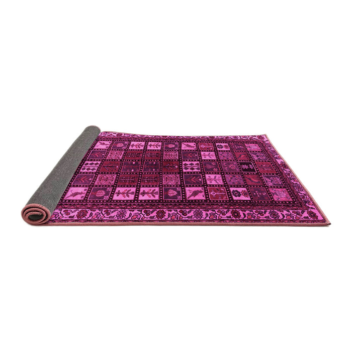 Sideview of Persian Pink Traditional Rug, tr2485pnk
