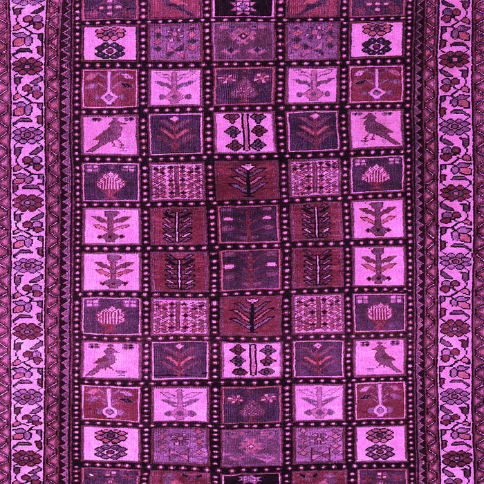 Machine Washable Persian Purple Traditional Area Rugs, wshtr2485pur