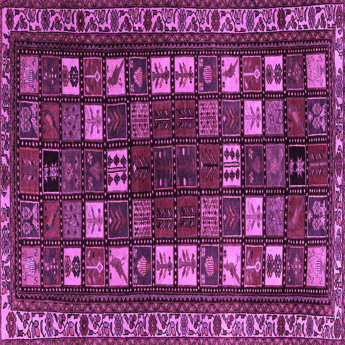 Square Persian Purple Traditional Rug, tr2485pur