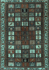 Persian Light Blue Traditional Rug, tr2485lblu