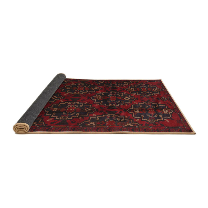 Sideview of Traditional Bakers Brown Persian Rug, tr2486