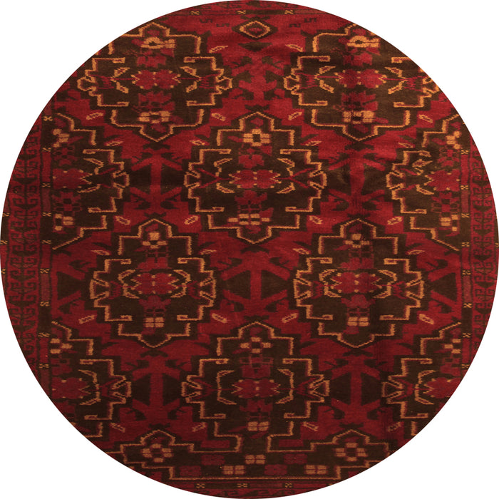 Machine Washable Persian Orange Traditional Area Rugs, wshtr2486org