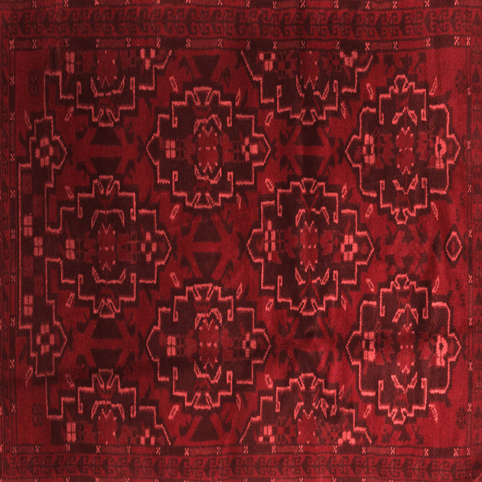 Machine Washable Persian Red Traditional Rug, wshtr2486red