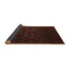 Sideview of Persian Brown Traditional Rug, tr2486brn