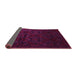 Sideview of Persian Pink Traditional Rug, tr2486pnk