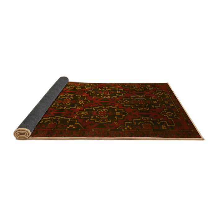 Sideview of Persian Yellow Traditional Rug, tr2486yw