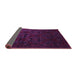 Sideview of Persian Purple Traditional Rug, tr2486pur