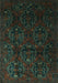 Persian Turquoise Traditional Rug, tr2486turq