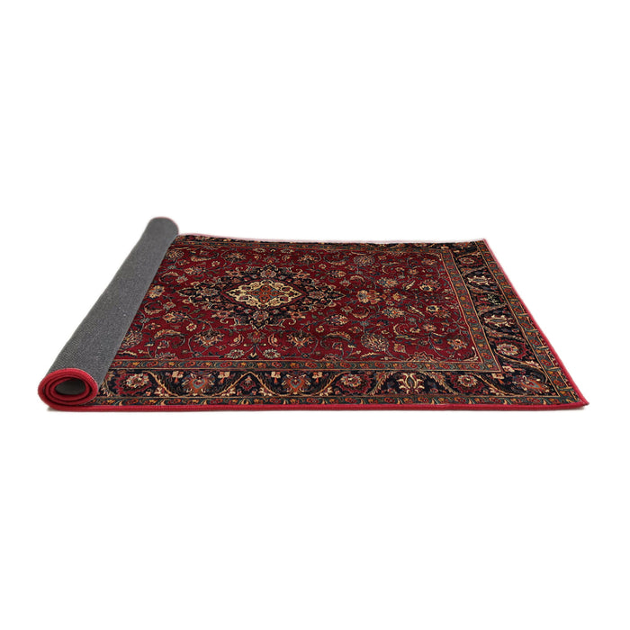 Sideview of Traditional Chestnut Brown Persian Rug, tr2487
