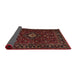 Sideview of Traditional Chestnut Brown Persian Rug, tr2487