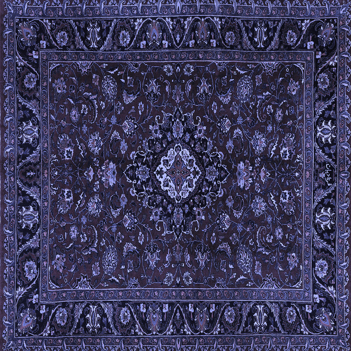 Square Persian Blue Traditional Rug, tr2487blu