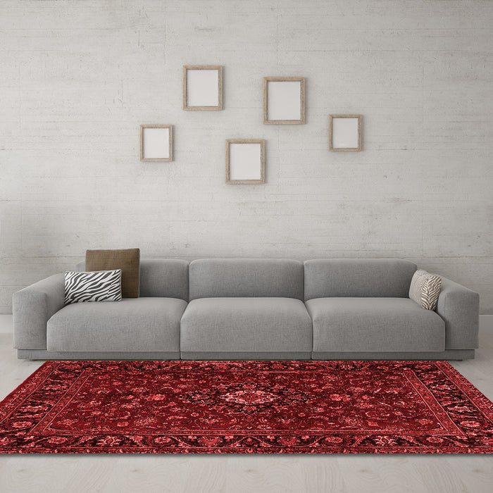 Traditional Red Washable Rugs