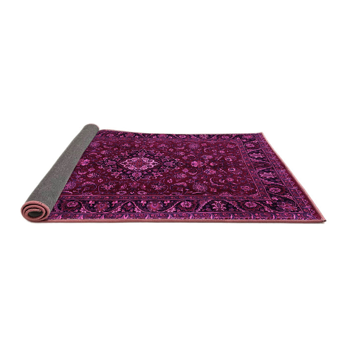 Sideview of Persian Pink Traditional Rug, tr2487pnk