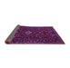 Sideview of Persian Purple Traditional Rug, tr2487pur