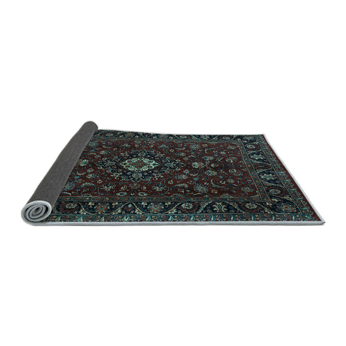 Sideview of Persian Light Blue Traditional Rug, tr2487lblu