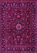 Machine Washable Persian Pink Traditional Rug, wshtr2487pnk