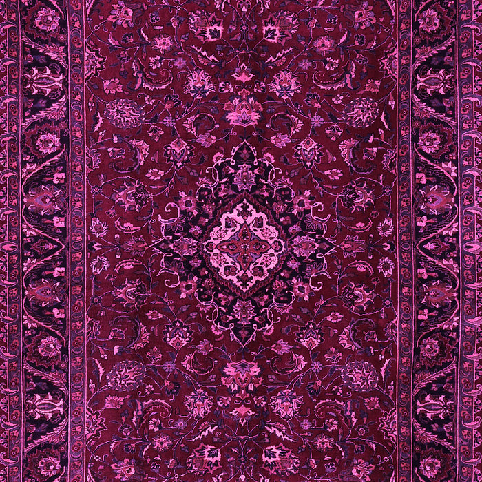 Machine Washable Persian Pink Traditional Rug, wshtr2487pnk