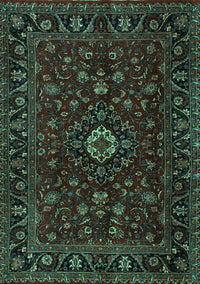 Persian Turquoise Traditional Rug, tr2487turq