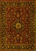 Machine Washable Persian Yellow Traditional Rug, wshtr2487yw