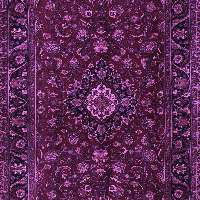 Machine Washable Persian Purple Traditional Area Rugs, wshtr2487pur