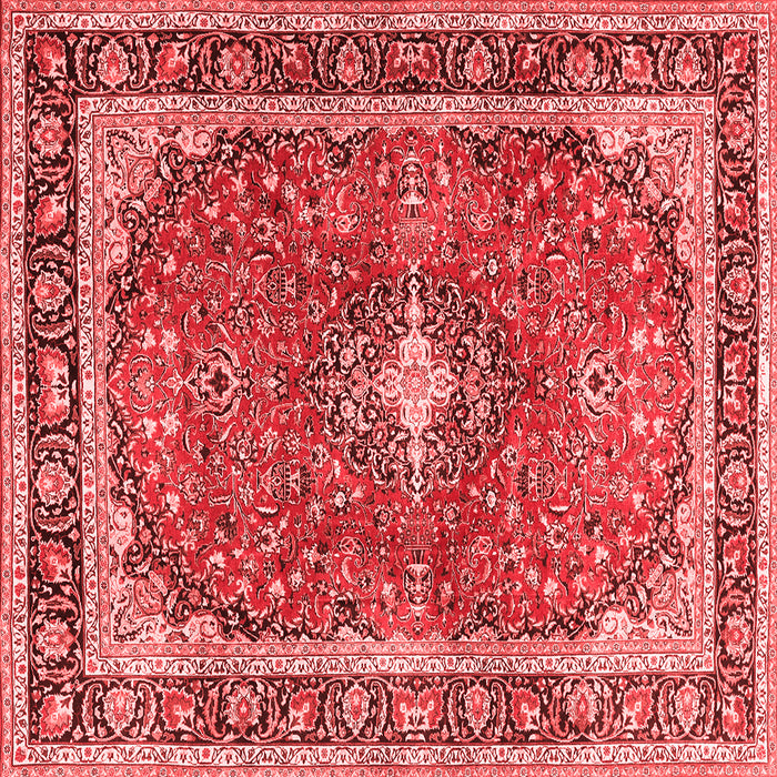 Medallion Red Traditional Rug, tr2488red