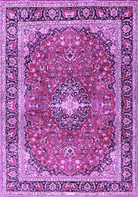 Medallion Purple Traditional Rug, tr2488pur