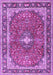 Medallion Purple Traditional Rug, tr2488pur