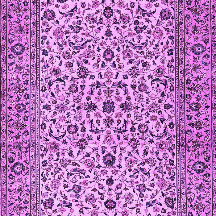 Machine Washable Persian Purple Traditional Area Rugs, wshtr2489pur