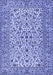 Machine Washable Persian Blue Traditional Rug, wshtr2489blu