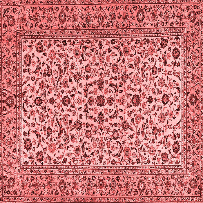 Machine Washable Persian Red Traditional Rug, wshtr2489red