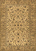 Machine Washable Persian Brown Traditional Rug, wshtr2489brn