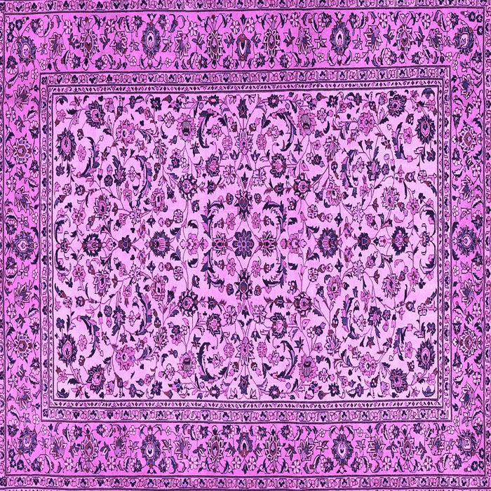 Square Persian Purple Traditional Rug, tr2489pur