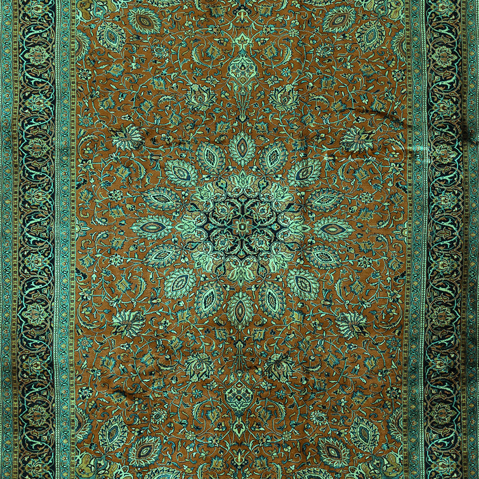 Medallion Turquoise Traditional Rug, tr248turq