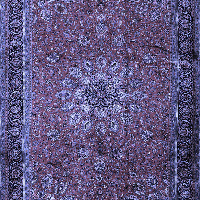 Medallion Blue Traditional Rug, tr248blu