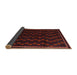 Sideview of Traditional Wine Red Southwestern Rug, tr2490