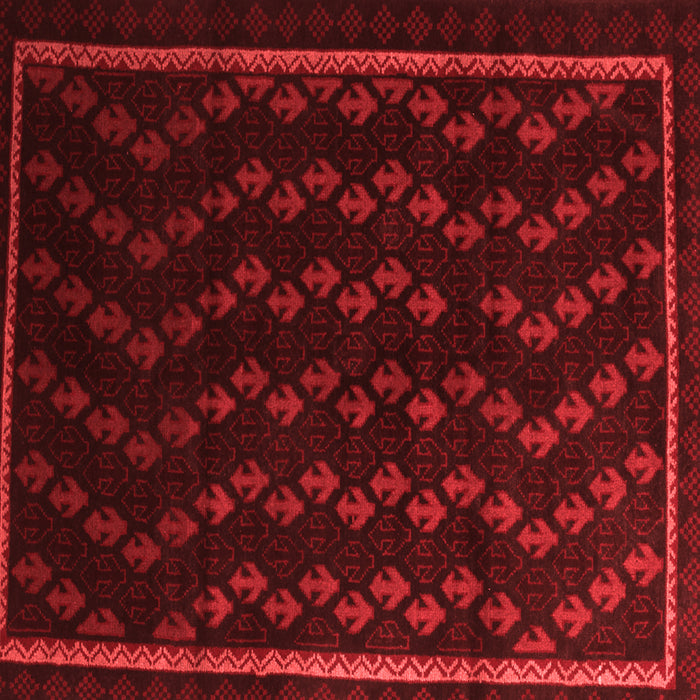 Machine Washable Southwestern Red Country Rug, wshtr2490red
