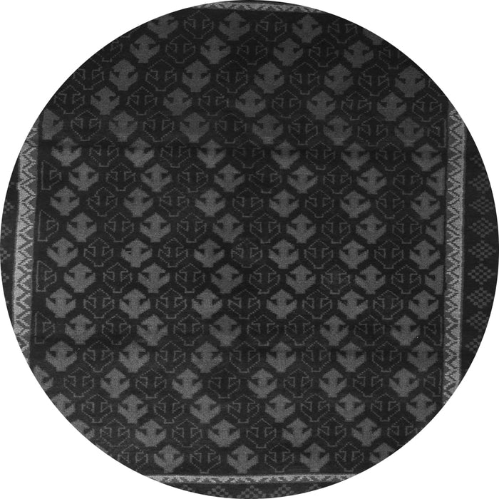 Machine Washable Southwestern Gray Country Rug, wshtr2490gry