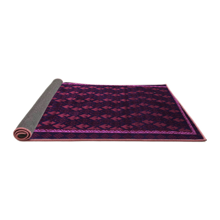 Sideview of Southwestern Purple Country Rug, tr2490pur