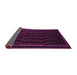 Sideview of Southwestern Purple Country Rug, tr2490pur