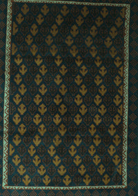 Southwestern Turquoise Country Rug, tr2490turq