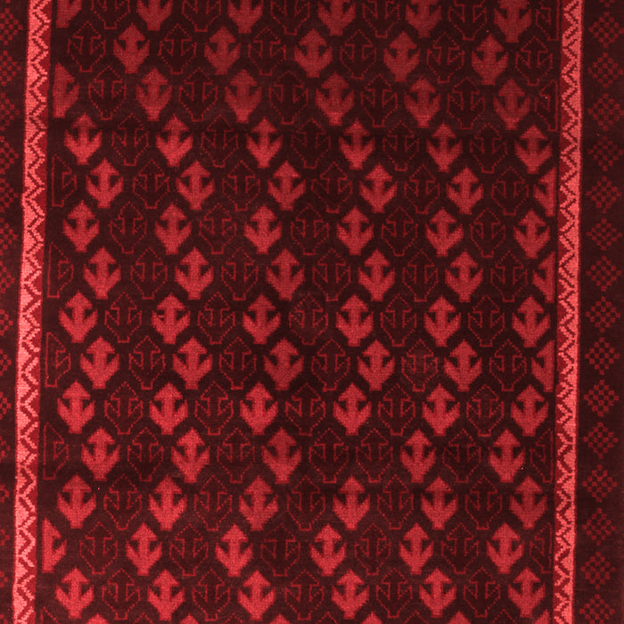 Machine Washable Southwestern Red Country Rug, wshtr2490red