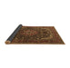 Sideview of Medallion Brown Traditional Rug, tr2491brn