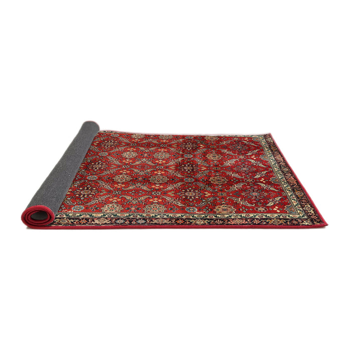 Sideview of Traditional Dark Almond Brown Persian Rug, tr2492