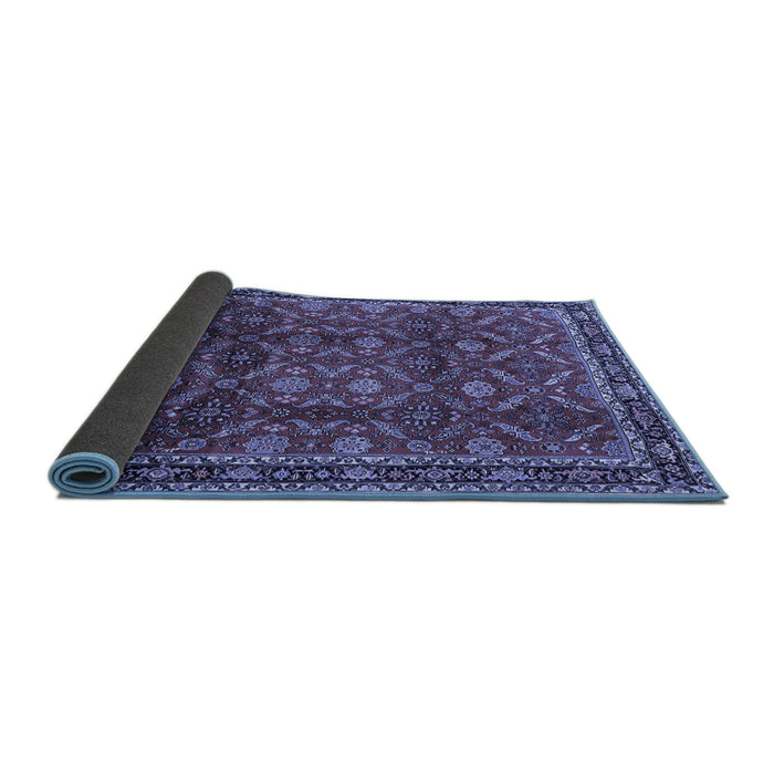 Sideview of Persian Blue Traditional Rug, tr2492blu