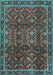 Persian Light Blue Traditional Rug, tr2492lblu