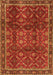 Persian Orange Traditional Rug, tr2492org