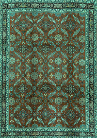 Persian Turquoise Traditional Rug, tr2492turq