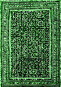 Persian Emerald Green Traditional Rug, tr2493emgrn