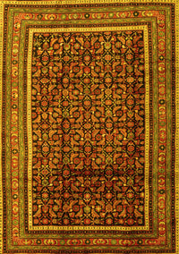 Persian Yellow Traditional Rug, tr2493yw